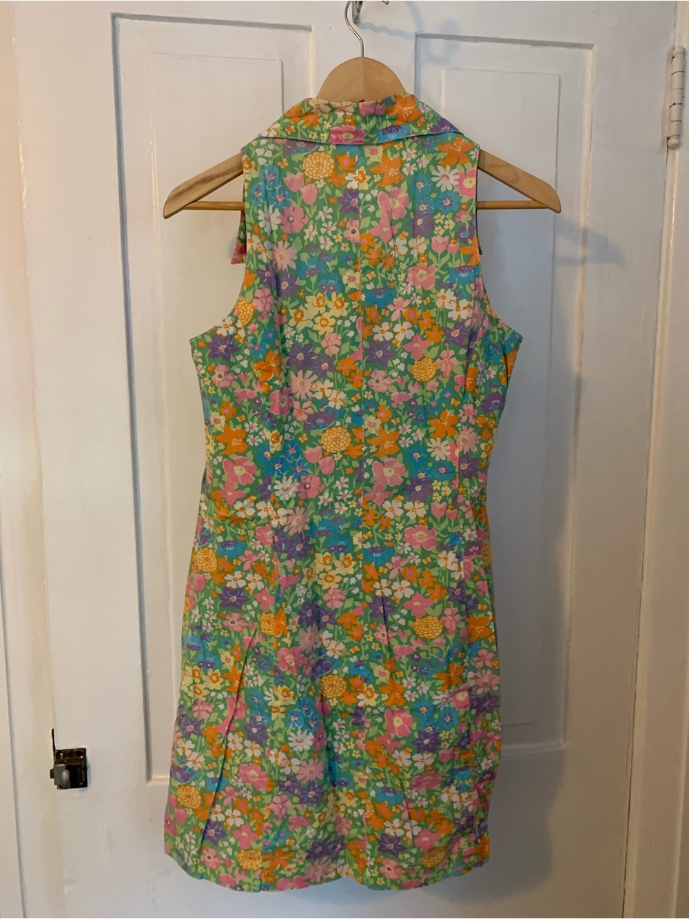 Vintage Lily Pulitzer fitted knee length sleeveless floral dress - Picture 6 of 7